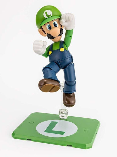 Tamashi Nations Super Mario Super Mario S.h. Figuarts Luigi Action Figure in 1:12 Scale