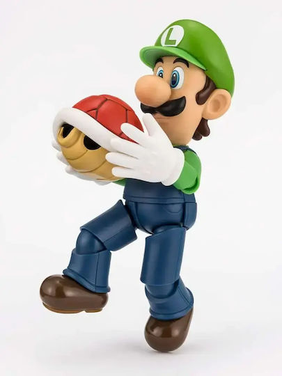 Tamashi Nations Super Mario Super Mario S.h. Figuarts Luigi Action Figure in 1:12 Scale