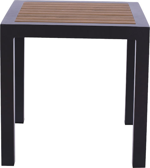 Table 45x45x45 Anthracite/Walnut