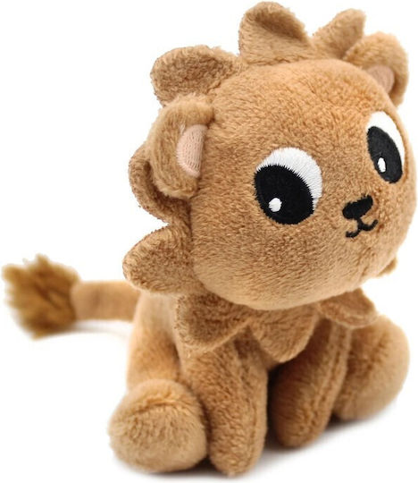 Les Deglingos Plush Lion Mom & Baby Valentine's Day with Sound 26 cm