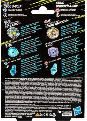 Hasbro Beyblade X Pack Duo Bite Croc For 8+ Years