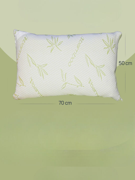 SteweHome Bamboo Μαξιλάρι Ύπνου Σιλικόνης 50x70cm 2τμχ