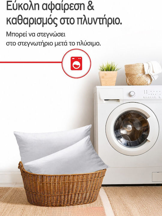 SteweHome Bamboo Pernă de Dormit din Silicon 50x70cm 4 Bucăți