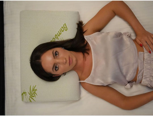 SteweHome Bamboo Μαξιλάρι Ύπνου Memory Foam Ανατομικό 35x55cm