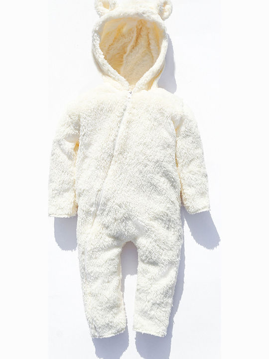 SteweHome White Baby Bodysuit
