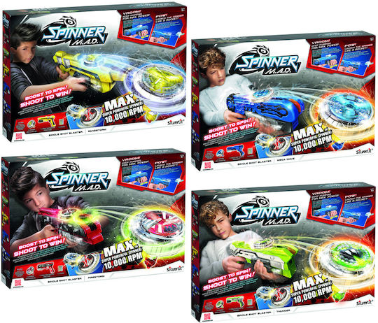 AS Σβούρα Silverlit Spinner Mad Single Shot Blaster για 5+ Ετών