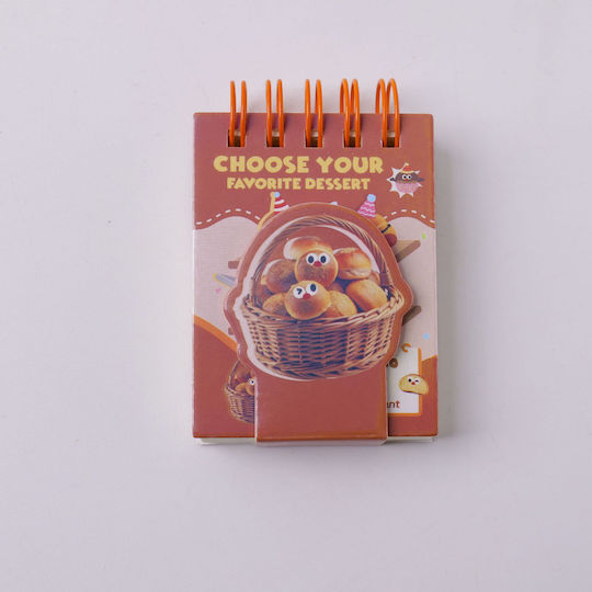 Toy Spiral Notebook 100 Sheets with White Pages