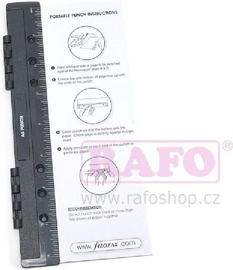 Filofax Carnet A5 cu Pagini Albe Alb