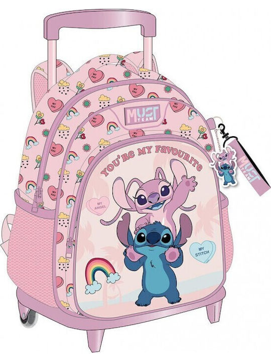 Must Team Ученическа Раница Куфар Детска Градина Stitch Angel You Are My Favourite 8л 10 x 27 x 31см