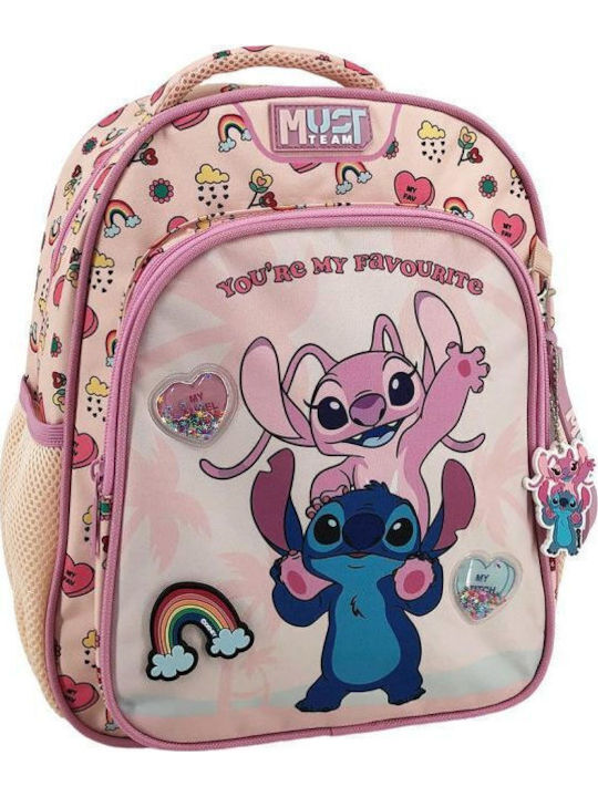 Must Team Ученическа Раница Детска Градина Stitch 8 Литра 27 x 10 x 31 см