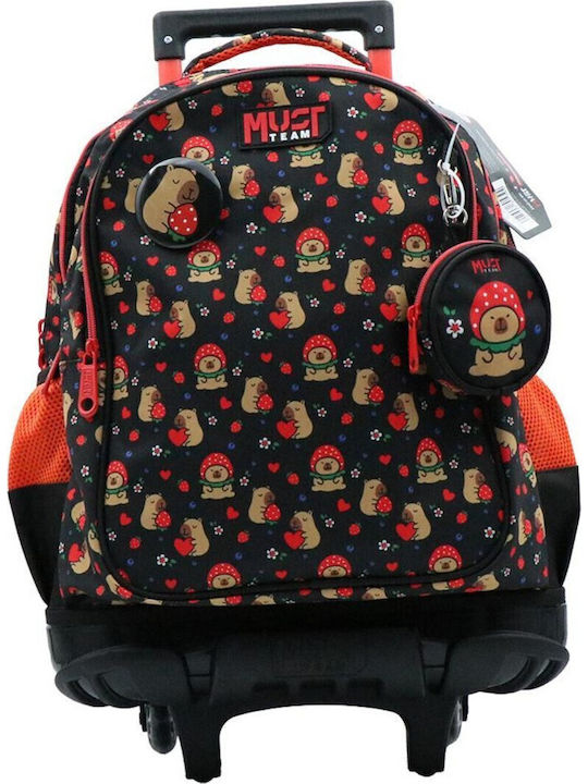 Must Team School Trolley Bag For Elementary Multicolour