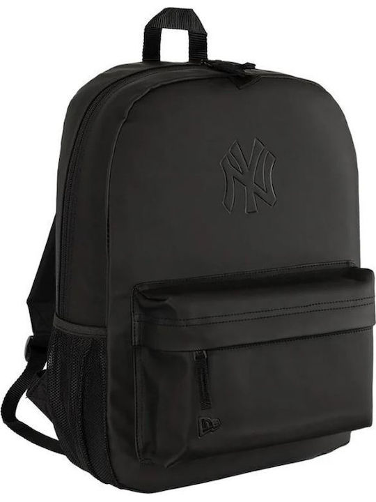 New Era New York Yankees School Backpack Black with Water Bottle Holder 17l