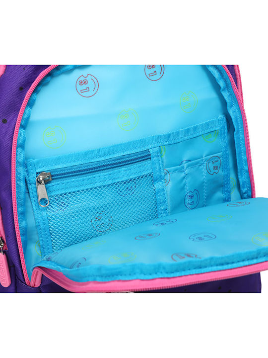 Lyc Sac School Backpack for Elementary Purple 29.5L