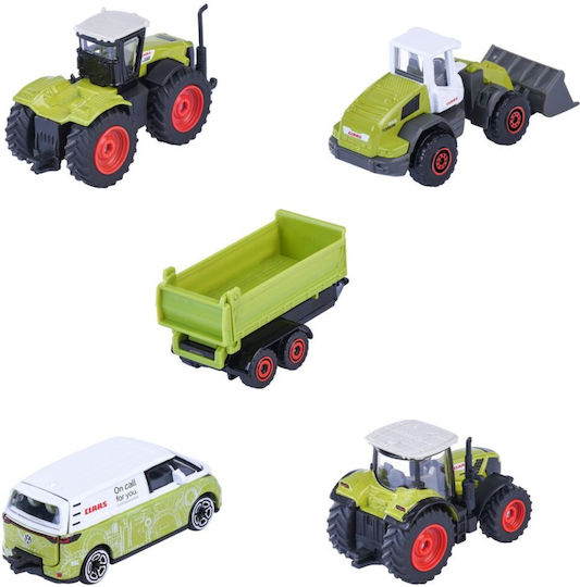 Majorette Φορτωτής CLASS SET 5 METAL FARM VEHICLES 7.5CM για 3+ Ετών