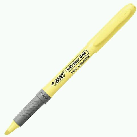 BIC Grip Marker de Subliniere Pastel