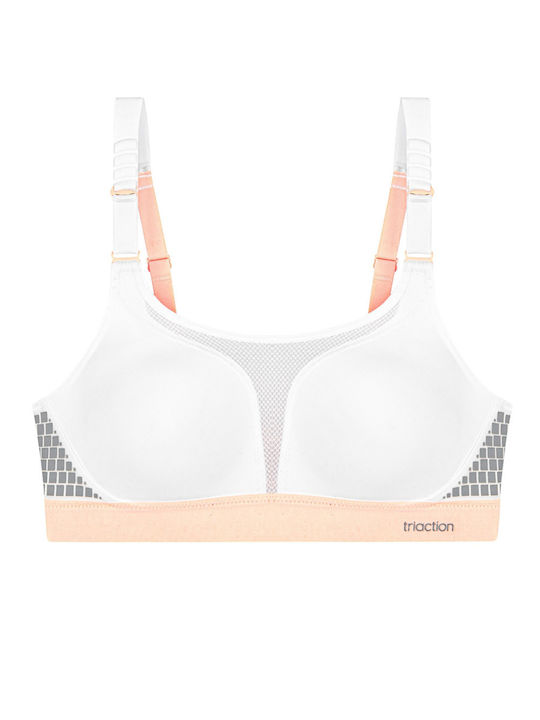 Triaction Extreme Lite N Athletic Athletic Bra with Light Padding without Underwire White
