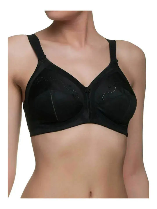 Elasti Cross Bra without Padding without Underwire Black