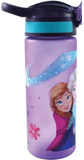 Gim Gim Kinder Trinkflasche Kunststoff mit Stroh Kunststoff Gefroren Thermos mit Stroh Mehrfarbig 600ml