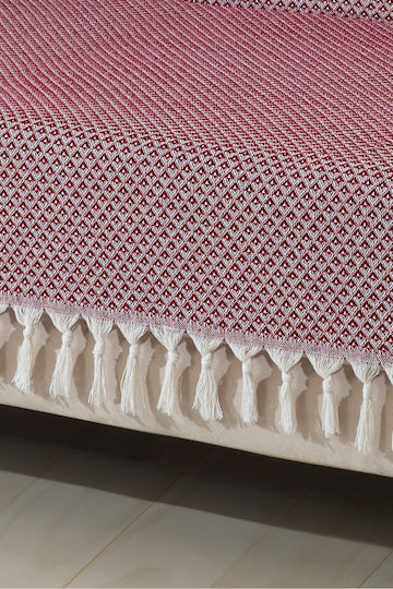 SteweHome Cuvertură Pentru Canapea 3 Locuri 180x300cm Burgundy