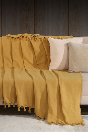 SteweHome Armchair Throw 180x215cm Brown