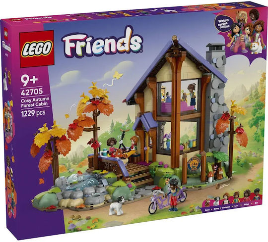 LEGO Friends Cozy Fall Forest Cabin 1229τμχ