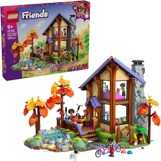 LEGO Friends Cozy Fall Forest Cabin 1229τμχ