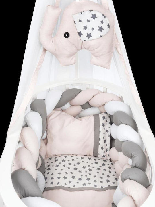 SteweHome White Baby Crib with Mattress and Wheels