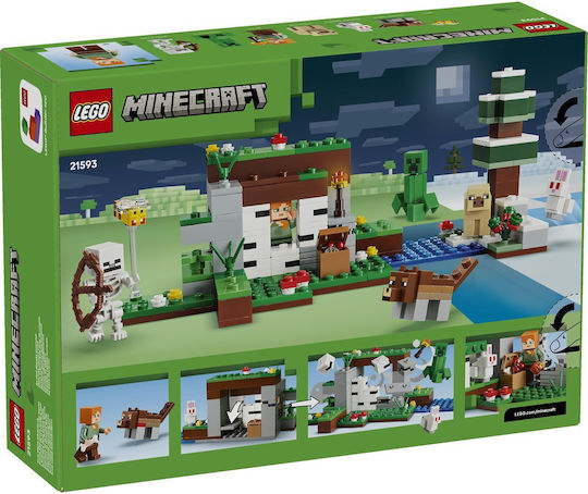 LEGO Minecraft First Night Adventure for 8+ Years 301 pcs