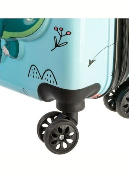A2s Children's Trolley Suitcase Dino Dinosaur 45x35x20cm