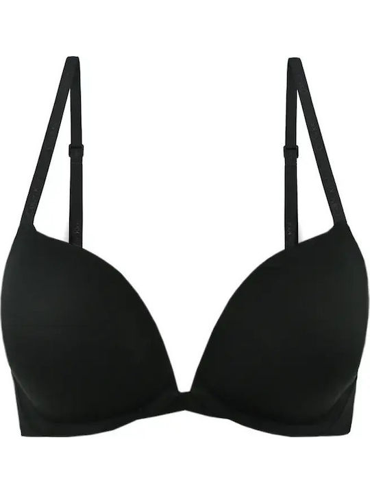 Push Up Bra Underwire Black