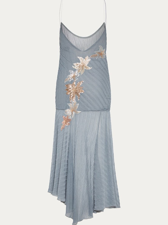 Maxi Dress for Wedding - Christening Blue Phasedress