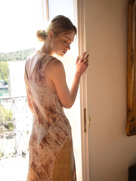 Midi Damenkleid Für Hochzeit - Taufe Mehrfarbig