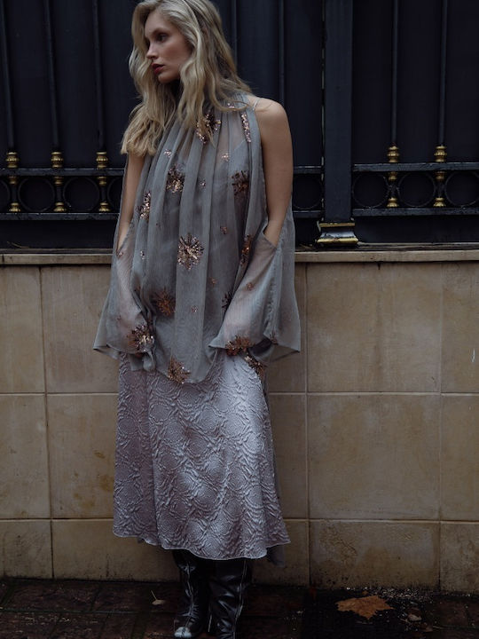 Damen Kimono Grau Tariyatop