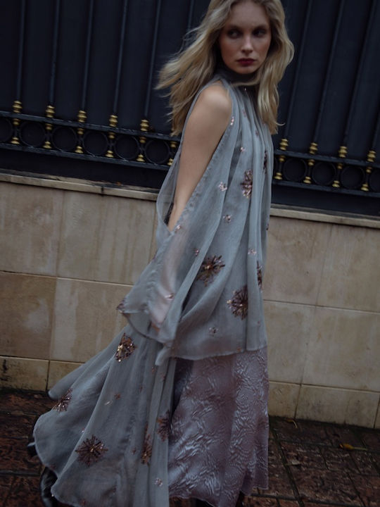 Damen Kimono Grau Tariyatop
