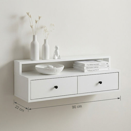 Τουαλέτα Κρεβατοκάμαρας Ξύλινη Μπεζ 90x22x35εκ.