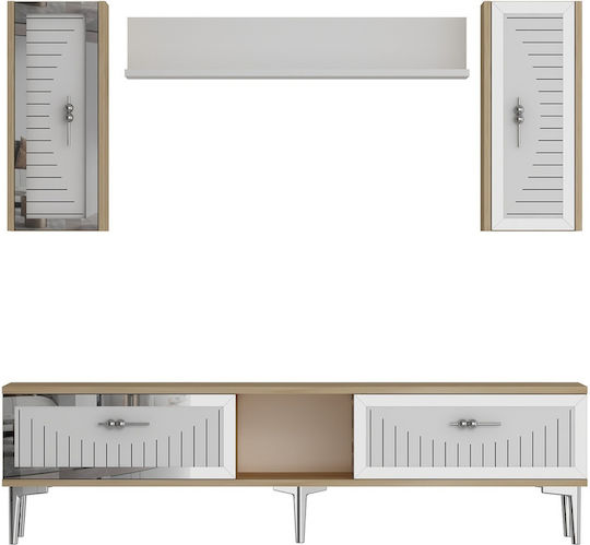 Έπιπλο TV Επιδαπέδιο Χρυσό 150x30x41εκ. Έπιπλο TV Επιδαπέδιο Χρυσό 150x30x41εκ.