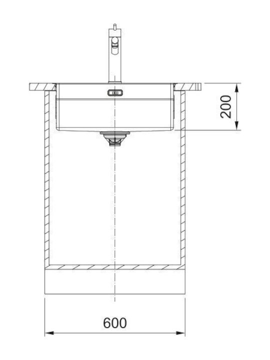 Franke Box Bxx Undermount Kitchen Sink Inox M53xP44cm Silver