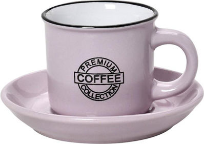 Espiel Set Espresso Cups Ceramic Pink 90ml 6pcs