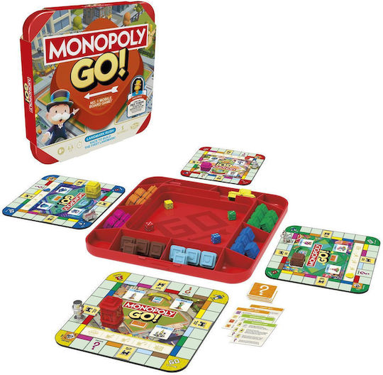 Επιτραπέζιο Παιχνίδι Monopoly Go! για 2-4 Παίκτες 8+ Ετών (EN) Hasbro