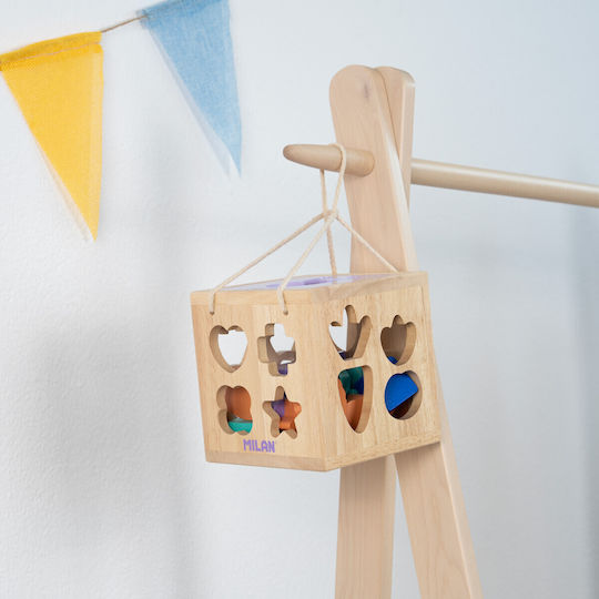 Milan Activity Cube made of Wood for 12++ Months