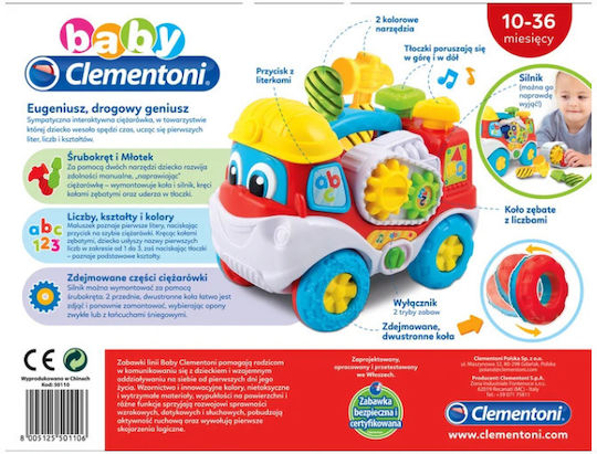Clementoni Vehicle Interactive Truck for 10++ Months