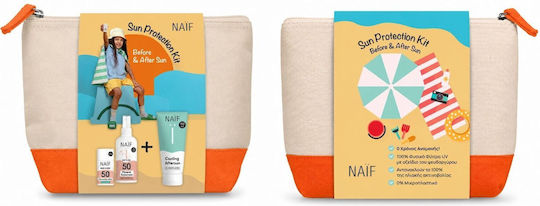 Naïf Sun Protection Kit SPF50 Αδιάβροχο Παιδικό Αντηλιακό Σετ Stick για Πρόσωπο & Σώμα