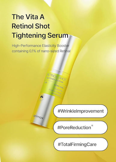 Celimax Vita A Retinol Shot Tightening Serum Antirid Pentru Față cu Retinol și Peptide pentru Tonifiere 30ml