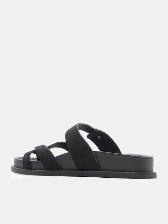 Sandale Casual Damă Flatforme Negre