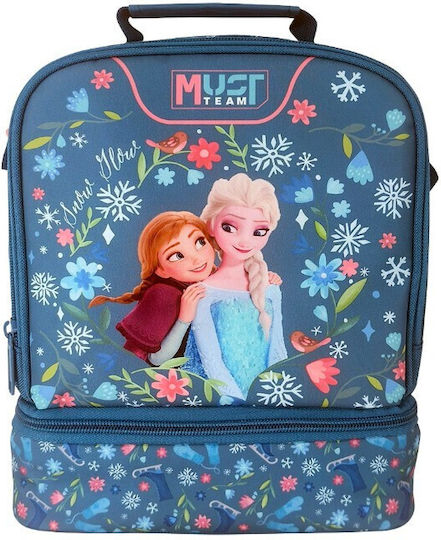 Diakakis School Insulated Lunch Bag 7l Blue Frozen 22x16x28cm