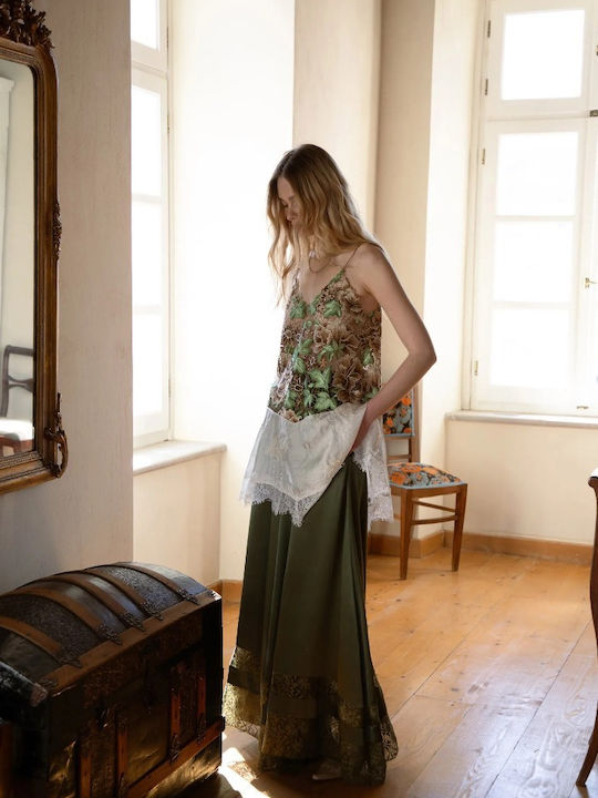 Abendkleid Satin Mehrfarbig Thresholdtopdress