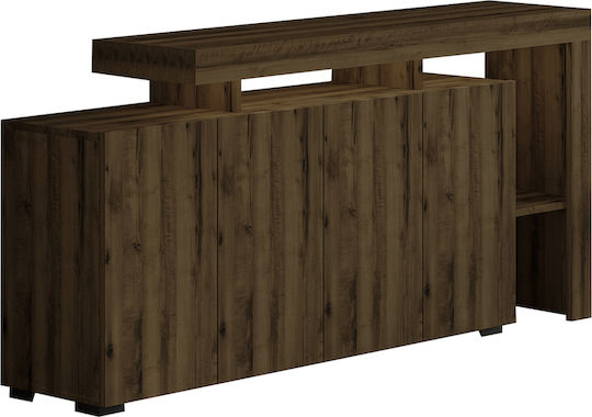 Wooden Sideboard Bronze 170x35x80cm