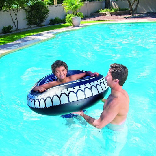 Bestway Kid's Inflatable Sea Float with Handles Black 119cm