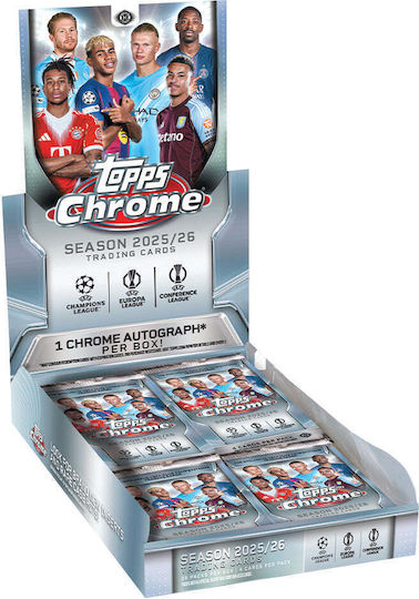 Topps Chrome UEFA Призм Бустер Пакет