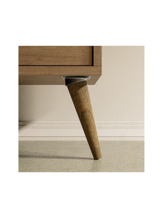 SteweHome Sideboard Holz 180x45x83cm Beige